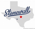 Map of Stonewall, TX, Texas