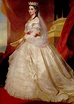 1864 Empress Carlota full portrait by Franz Winterhalter (Museo ...