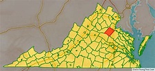 Map of Spotsylvania County, Virginia