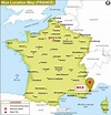 Carte montrant Nice, france - voir la carte de Nice, france (Provence ...