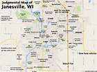 Map Of Janesville Wisconsin | Draw A Topographic Map