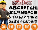 Roblox Font SVG roblox alfabeto roblox letras roblox text | Etsy