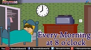 Every Morning At 8 O'clock ~ Popular Nursery Rhymes For Kids - YouTube