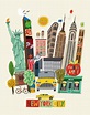 Carolyn Gavin | Arte de nueva york, Mapa dibujo, Ilustración de nueva york
