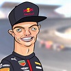Max Verstappen by @WimpieComics : r/Caricatures