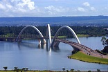 Juscelino Kubitschek Bridge / Brazil | Bridge wallpaper, Cable stayed ...