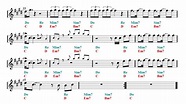 DNA Alto sax Sheet music | Easy Music