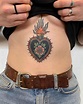 Desenhos de coração da velha escola de tatuagem e significado | tatuadores