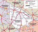 Maps of Bamberg County, South Carolina