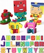 Buy 26 Pieces Alphabet Robots,Alpha-Bots, ABC Letter Learning Toys for ...