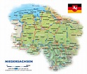 niedersachsen karte #karte #niedersachsen | Karte deutschland ...