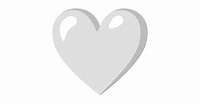 🤍 Corazón Blanco Emoji