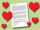 How to Write a Love Letter (with Pictures) - wikiHow | Writing a love ...