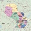 Mapa político de Paraguay - Mapa político del Paraguay (América del Sur ...