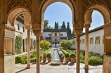 Palacio De Generalife, Granada, Spain Stock Image - Image of palace ...