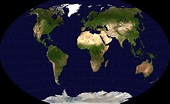 Detailed satellite map of the World | World | Mapsland | Maps of the World