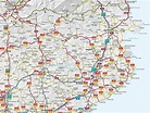 Girona map - Full size