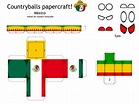 Mexico Countryballs Papercraft (Old) by dogeydogger on DeviantArt