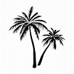Black Palm Tree Png - PNG Image Collection