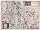 1645 Blaeu map showing the Duchy of Berg and Duchy of Jülich | Keulen ...