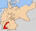 Grand Duchy of Baden - Wikipedia, the free encyclopedia | Map, Baden ...