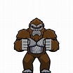 King Kong Jumping And Thumping Animation GIF | GIFDB.com