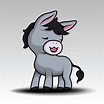 Happy Donkey Clipart Transparent PNG Hd, Illustration Of Cartoon Happy ...