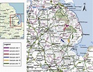 Map of sample sites and location of Lincolnshire in UK (Base map from ...