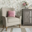 Dorel Living Reva Accent Chair, Living Room Armchairs, Beige Linen ...