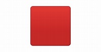 🟥 Red Square Emoji