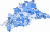 Municipios de la provincia de Málaga - Tamaño completo