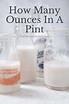 How Many Ounces in a Pint - The Harvest Kitchen