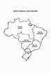 Desenhos para colorir mapa do brasil - Atividades Educativas