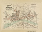 Lleida map - Full size