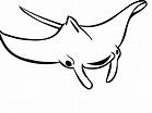 Stingray Coloring Pages - Coloring Home