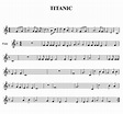 tocapartituras: Titanic Partitura de Piano y Flauta Vuelve Titanic al ...