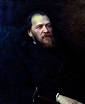 Portrait of the poet Yakov Polonsky, 1875 - Ivan Kramskoy - WikiArt.org