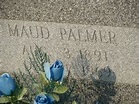 Maud Palmer (1891-1969): homenaje de Find a Grave