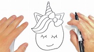 Cómo dibujar un Unicornio Paso a Paso y fácil - YouTube