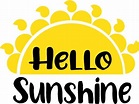Hello Sunshine Cut File Sun Cut File Svg Dxf Eps Png - Etsy