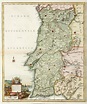 Carta Geografica del Regno di Portogallo - Antique Print Map Room