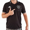 Camisa Botafogo Kappa 2021/2022 Uniforme 2 Preto Oficial | Parcelamento ...