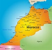 Mapa de Marruecos: mapa offline y mapa detallado de Marruecos
