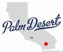 Map of Palm Desert, CA, California