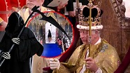 Tristo Mietitore appare a Westminster Abbey durante l’incoronazione di ...