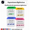 Expresiones algebraicas - Partes de un término y términos semejantes ...