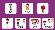 I, you, we, they, he, she, it | Pronouns | Flashcards and Sentences ...