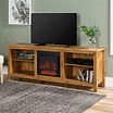 Walker Edison Furniture Company Barnwood 70 in. Wood Media TV Stand ...