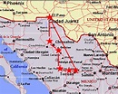 Ciudad Juarez Mexico Map
