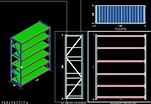 Heavy Shelf Module DWG Block for AutoCAD • Designs CAD